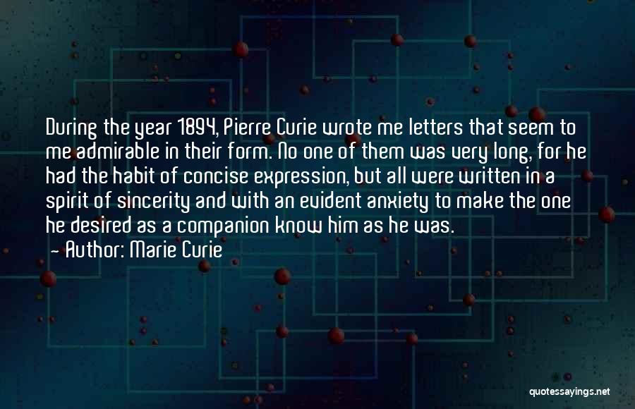 Best Concise Quotes By Marie Curie