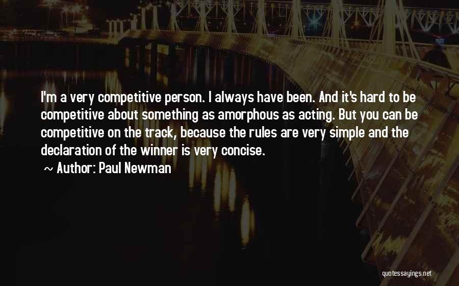 Best Concise Quotes By Paul Newman