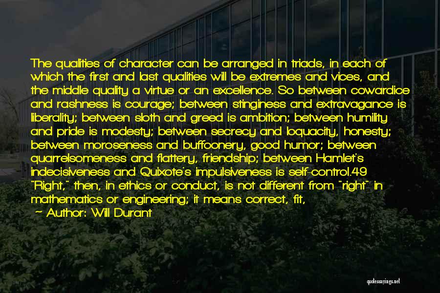 Best Conduct Quotes By Will Durant