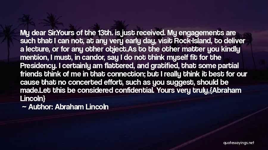 Best Confidential Quotes By Abraham Lincoln