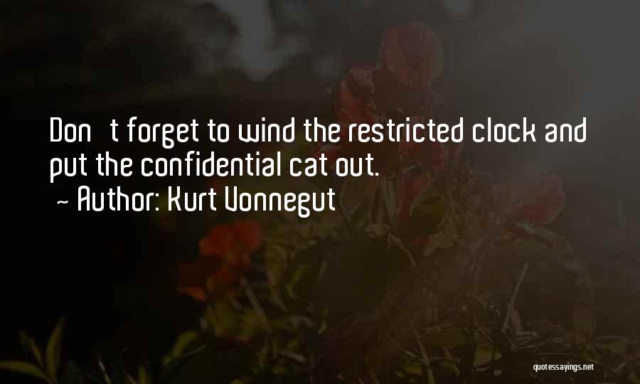 Best Confidential Quotes By Kurt Vonnegut