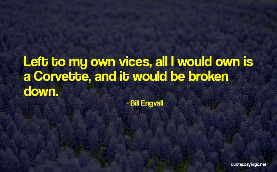 Best Corvette Quotes By Bill Engvall