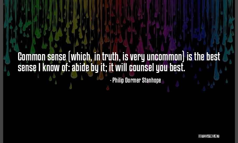 Best Counsel Quotes By Philip Dormer Stanhope