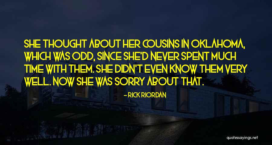 Best Cousins Quotes By Rick Riordan