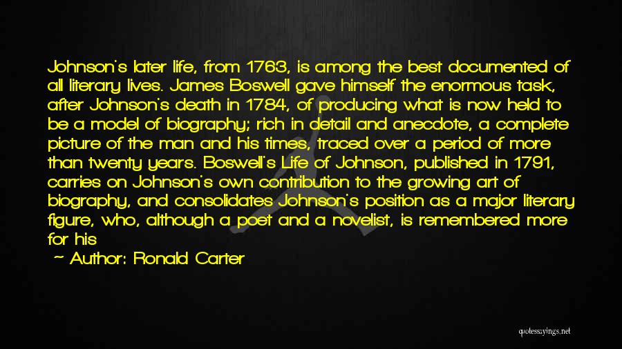 Best Creative Art Quotes By Ronald Carter