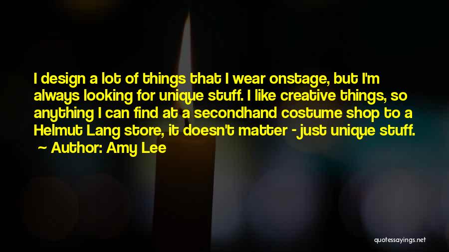 Best Creative Design Quotes By Amy Lee