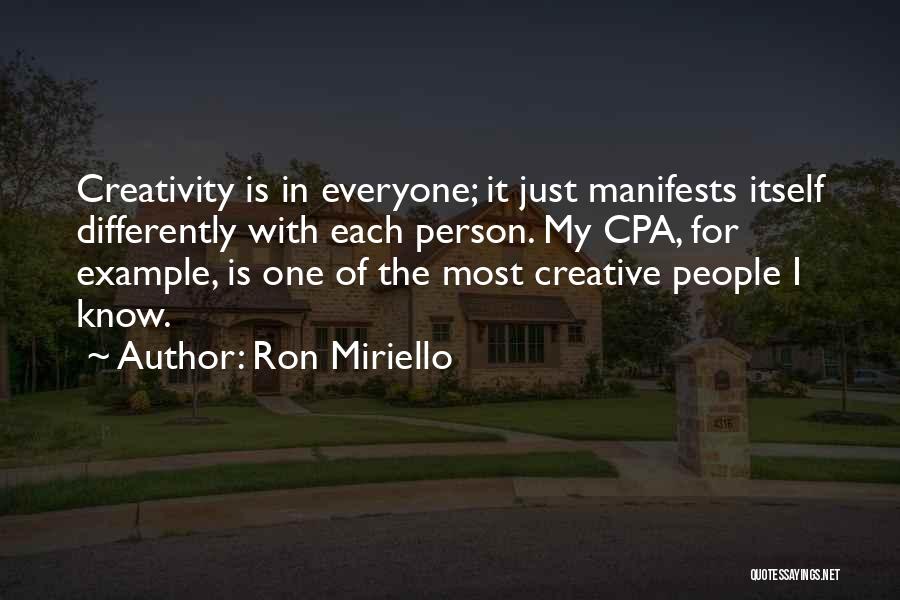 Best Creative Design Quotes By Ron Miriello