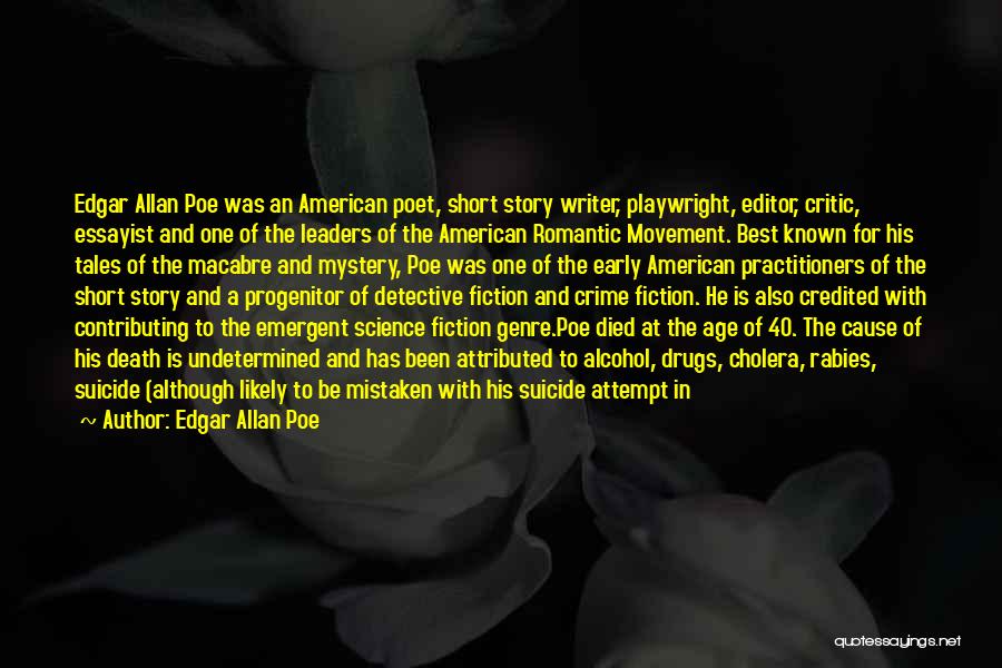 Best Crime Fiction Quotes By Edgar Allan Poe