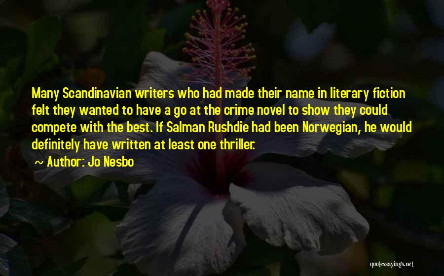 Best Crime Fiction Quotes By Jo Nesbo