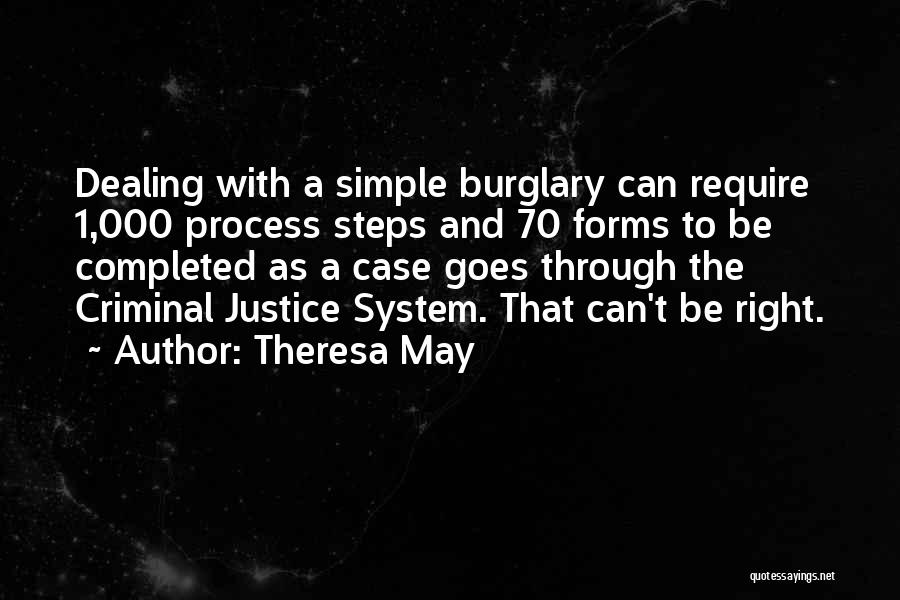 Best Criminal Justice Quotes By Theresa May