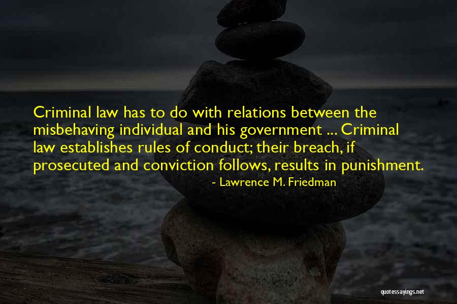 Best Criminal Law Quotes By Lawrence M. Friedman