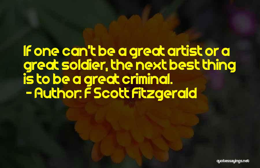 Best Criminal Quotes By F Scott Fitzgerald