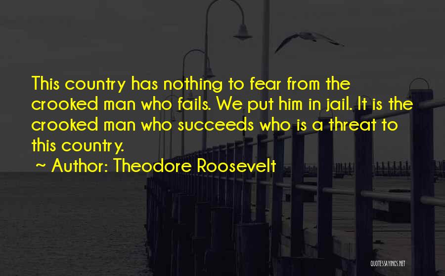 Best Crooked Quotes By Theodore Roosevelt