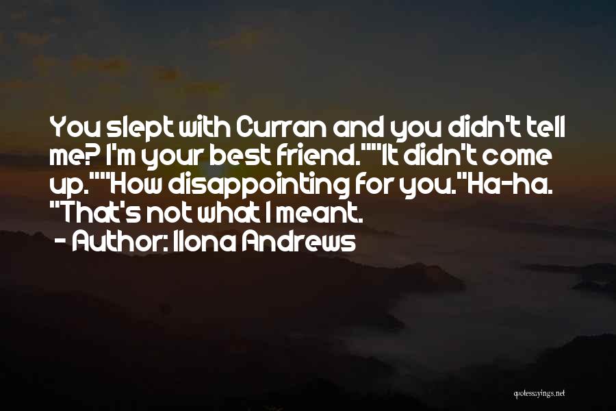 Best Curran Quotes By Ilona Andrews