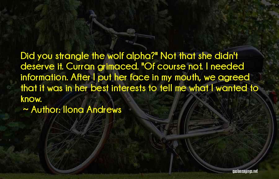 Best Curran Quotes By Ilona Andrews