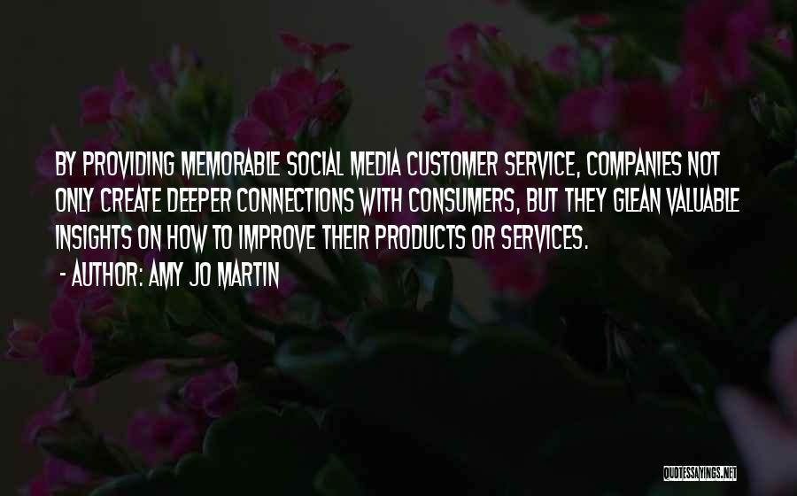 Best Customer Services Quotes By Amy Jo Martin