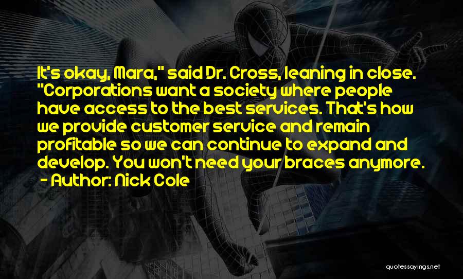 Best Customer Services Quotes By Nick Cole