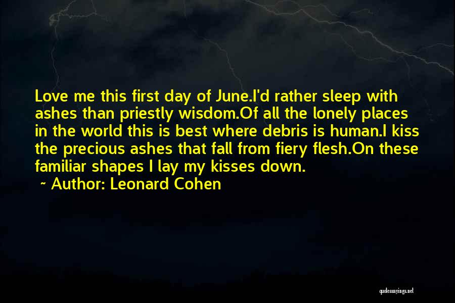 Best D-day Quotes By Leonard Cohen