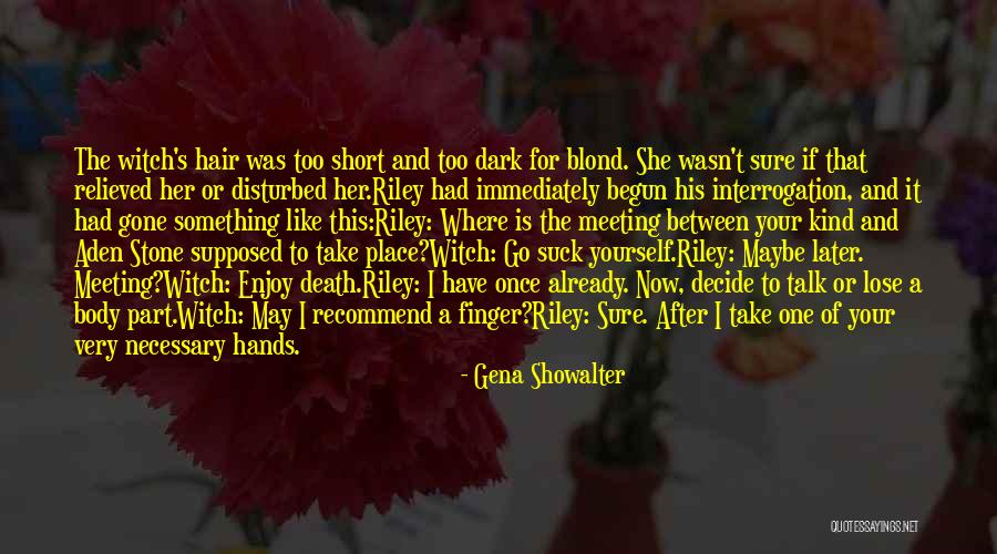 Best Dark Humour Quotes By Gena Showalter