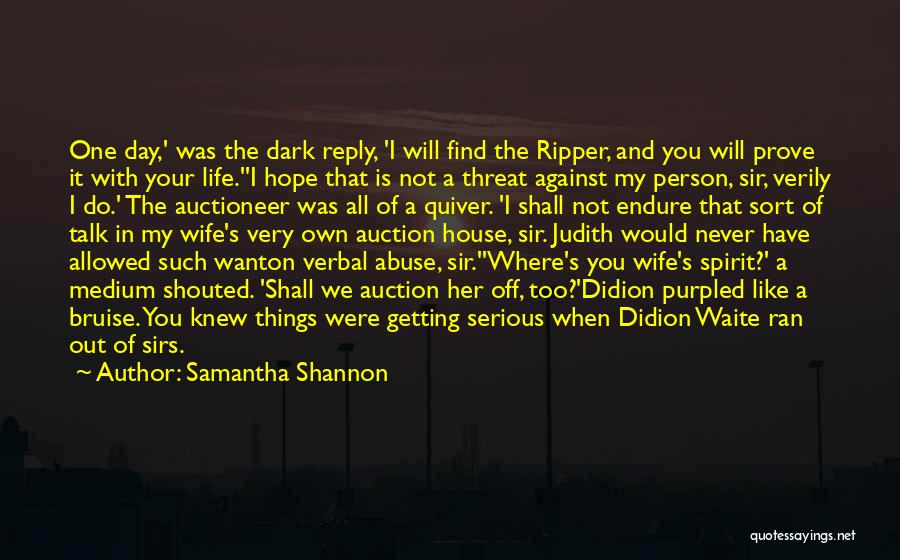 Best Dark Humour Quotes By Samantha Shannon