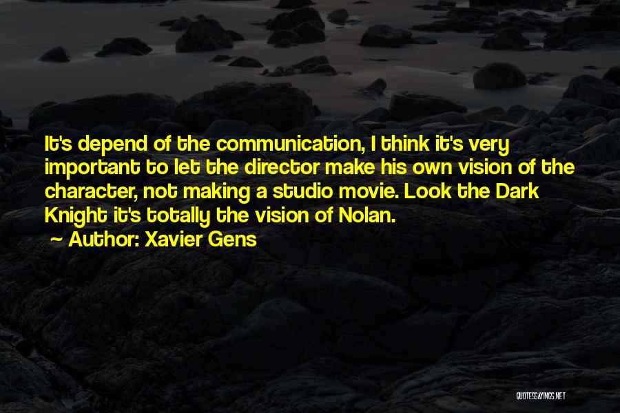 Best Dark Movie Quotes By Xavier Gens