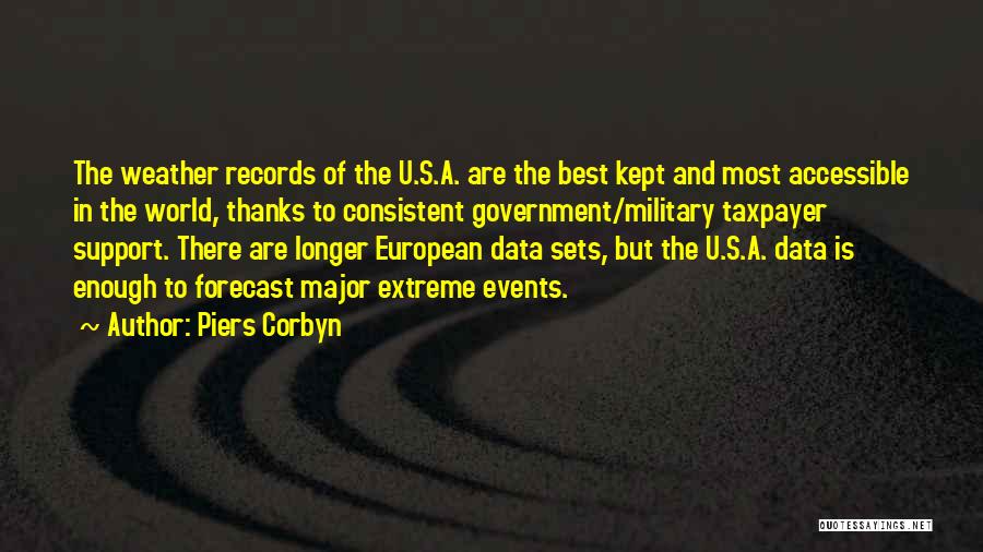 Best Data Quotes By Piers Corbyn