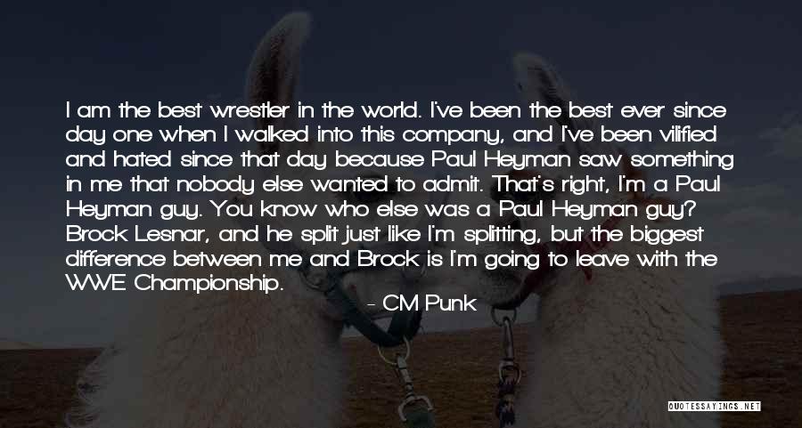 Best Day Ever Quotes By CM Punk