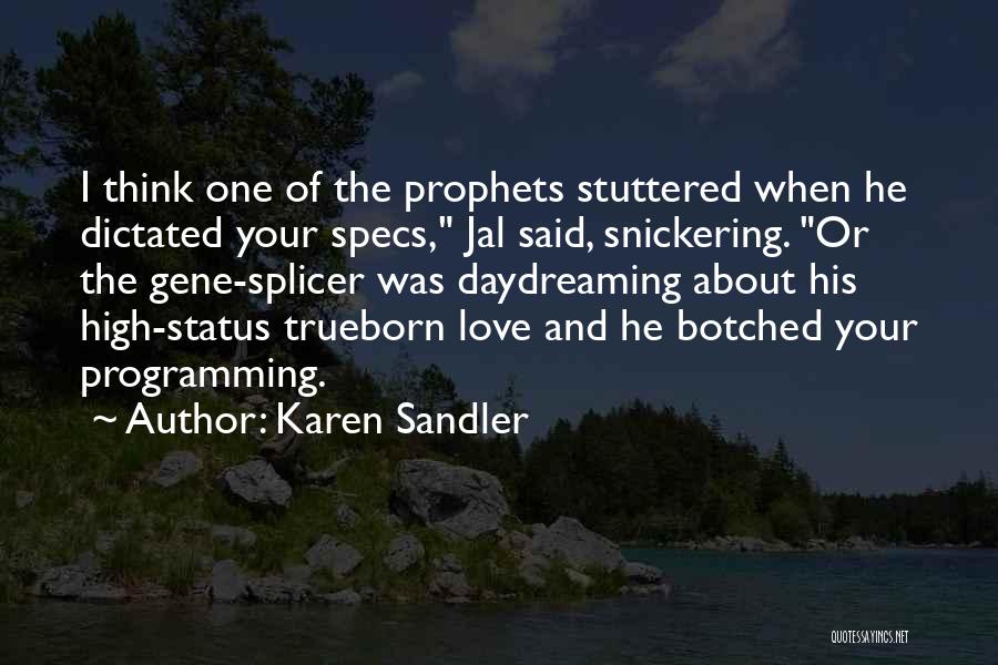 Best Daydreaming Quotes By Karen Sandler