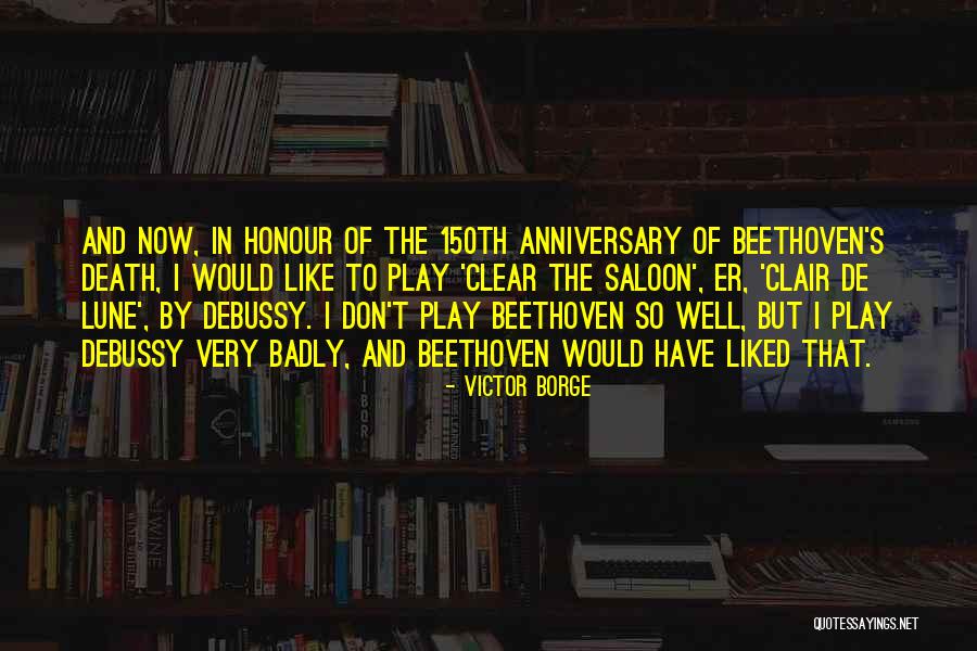 Best Death Anniversary Quotes By Victor Borge