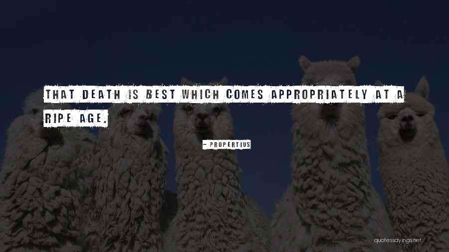 Best Death Quotes By Propertius Best Death Quotes By Propertius