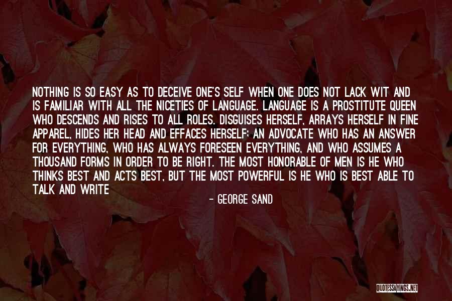 Best Deceive Quotes By George Sand