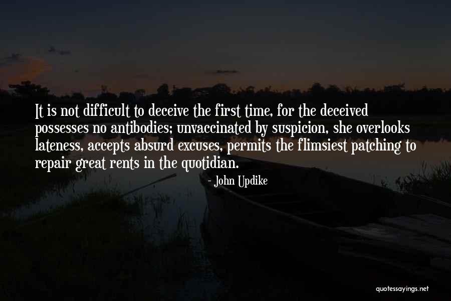 Best Deceive Quotes By John Updike