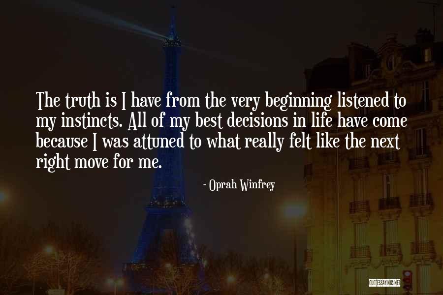 Best Decision Of My Life Quotes By Oprah Winfrey Best Decision Of My Life Quotes By Oprah Winfrey