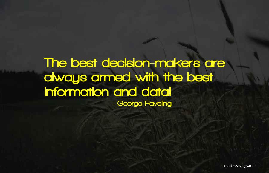Best Decision Quotes By George Raveling Best Decision Quotes By George Raveling