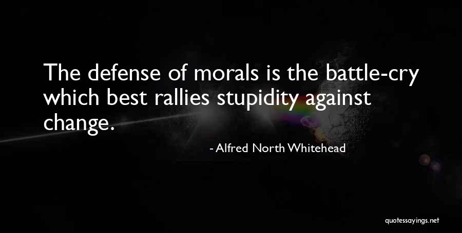 Best Defense Quotes By Alfred North Whitehead