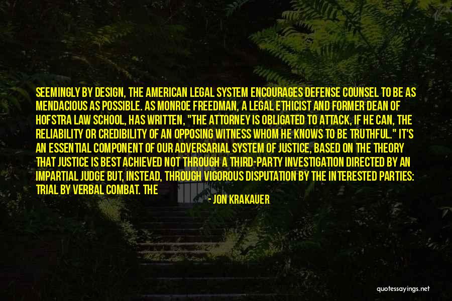 Best Defense Quotes By Jon Krakauer