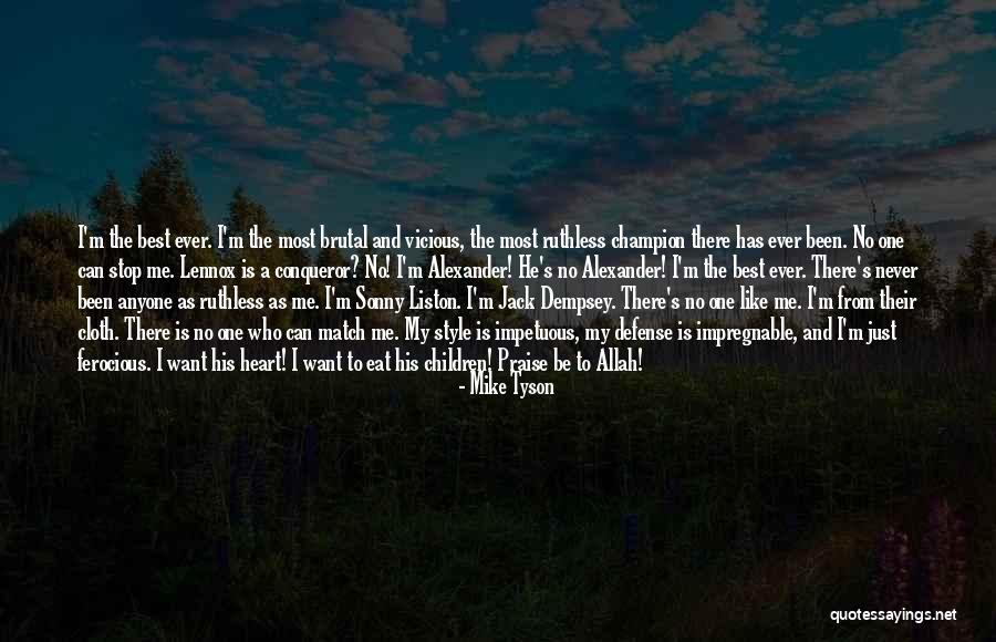 Best Defense Quotes By Mike Tyson