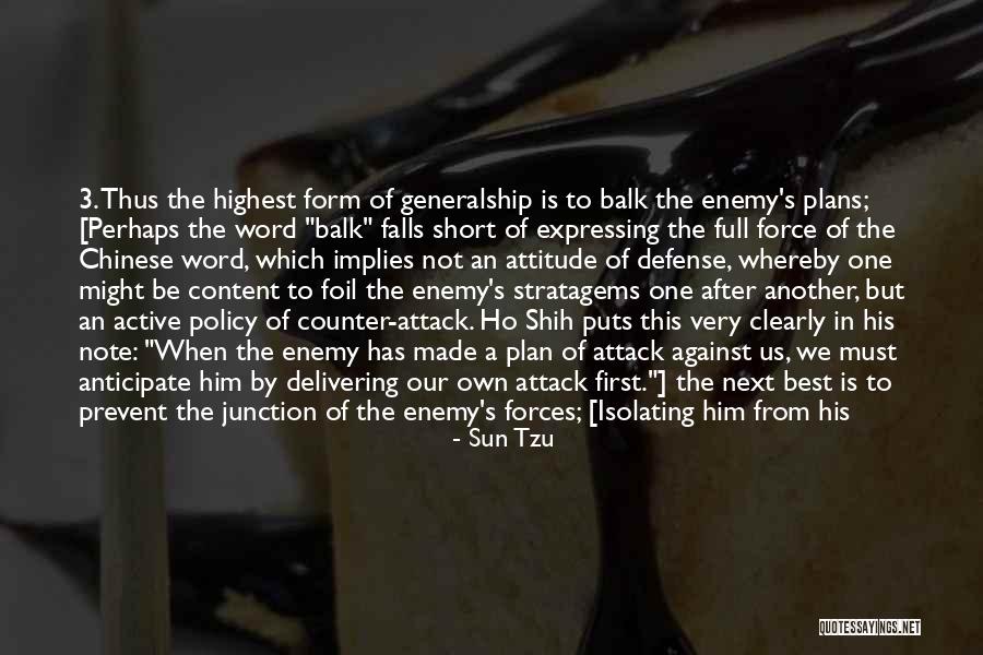 Best Defense Quotes By Sun Tzu