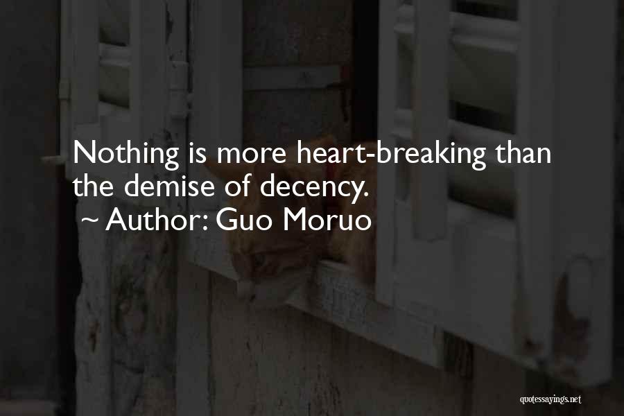 Best Demise Quotes By Guo Moruo