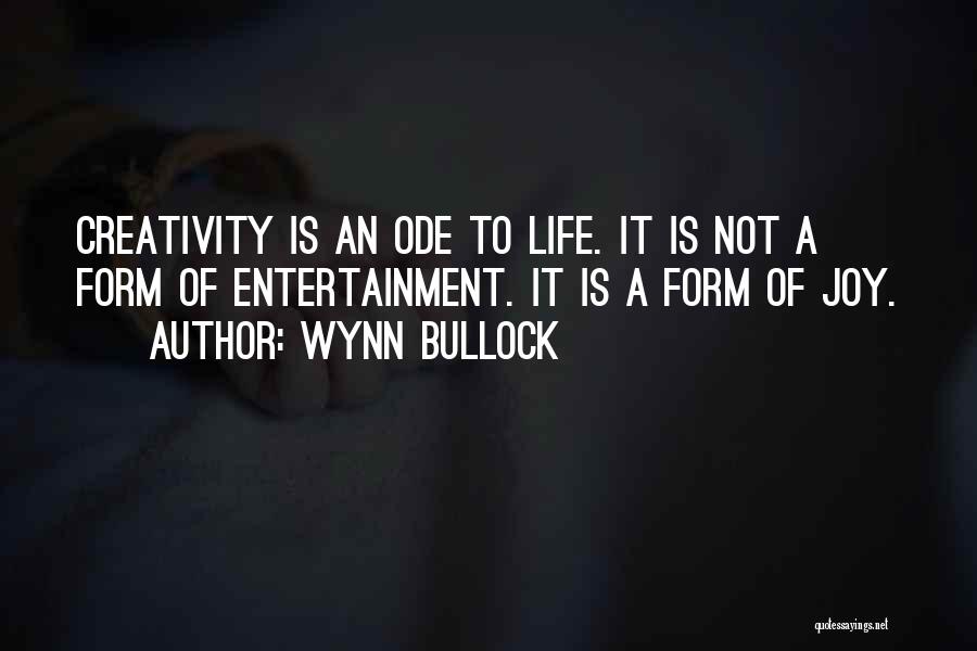 Best Design Life Quotes By Wynn Bullock