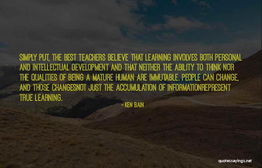 Best Development Quotes By Ken Bain Best Development Quotes By Ken Bain