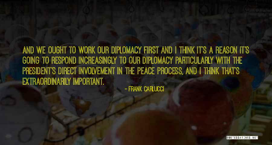 Best Diplomacy Quotes By Frank Carlucci Best Diplomacy Quotes By Frank Carlucci