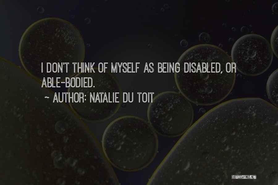Best Disabled Quotes By Natalie Du Toit