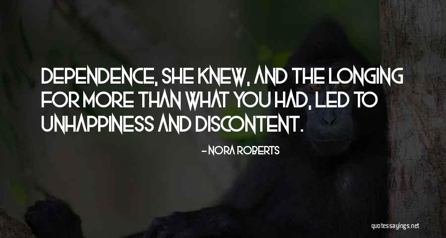 Best Discontent Quotes By Nora Roberts Best Discontent Quotes By Nora Roberts