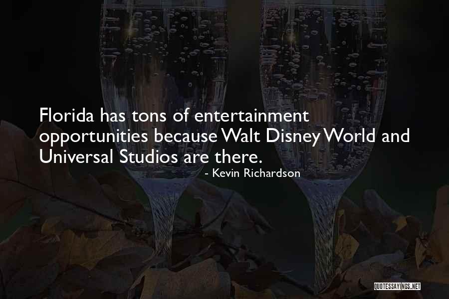 Best Disney World Quotes By Kevin Richardson