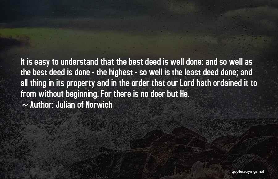 Best Doer Quotes By Julian Of Norwich