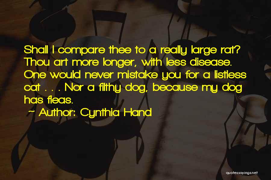 Best Dog And Cat Quotes By Cynthia Hand