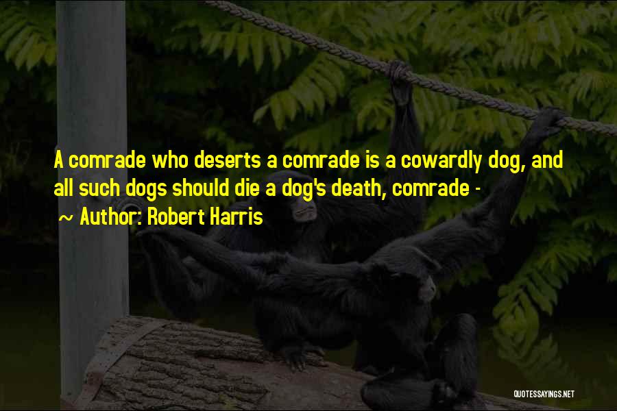 Best Dog Death Quotes By Robert Harris