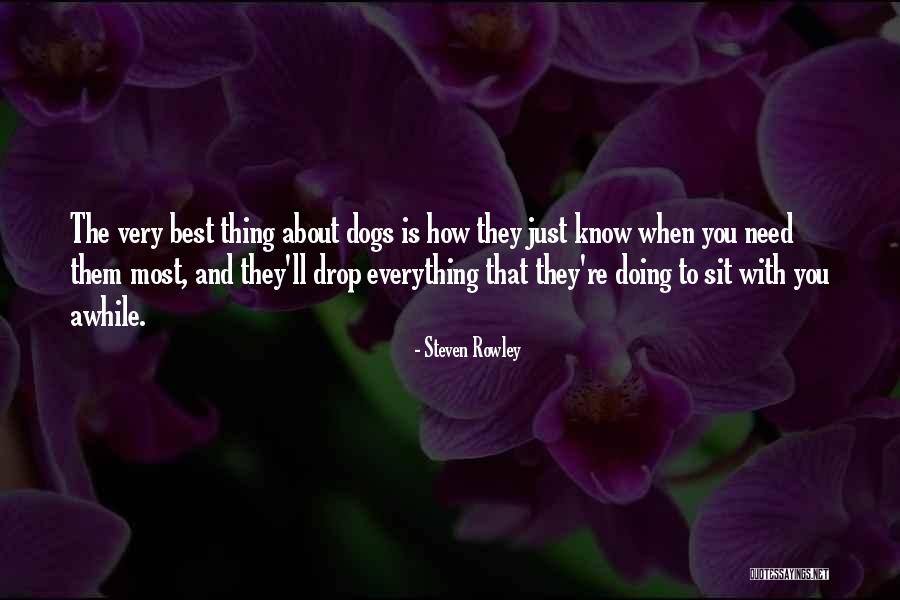 Best Dogs Quotes By Steven Rowley