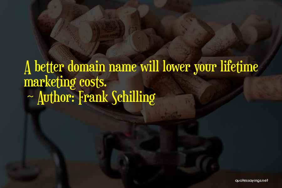 Best Domain Name Quotes By Frank Schilling